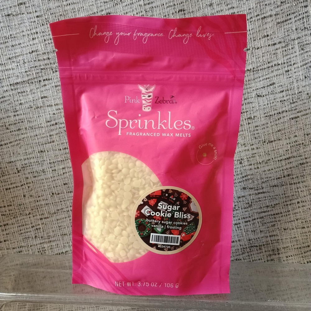 Pink Zebra Sprinkles Sugar Cookie Bliss Fragranced Soy Wax Melts 3.75oz 4024730